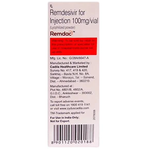 remdac 100mg injection